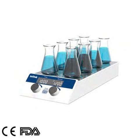 Magnetic Stirrer Ultra Flat Compact Type MGS F Infitek