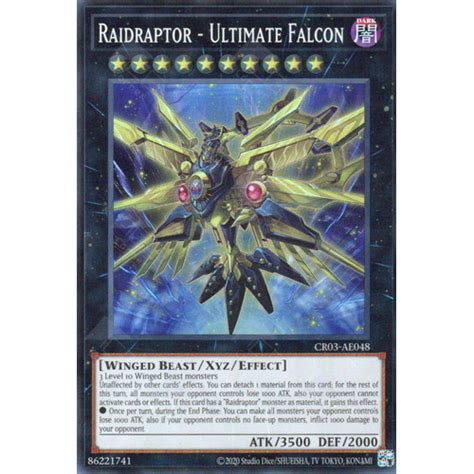 Jual Raidraptor Ultimate Falcon Super Rare Yugi AE CR03 AE048