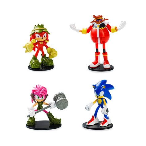 Sonic Figura Articulada Pack De 4 Bizak