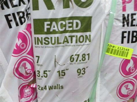 faced insulation lambrecht auction