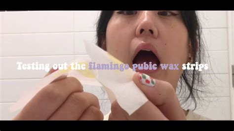 Flamingo Pubic Wax A Tutorial Ish And Review Youtube