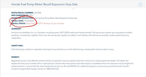 Honda issues recall for 2.5Mil vehicles (US) due to faulty fuel pump ...