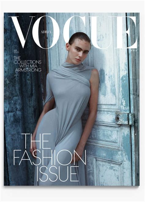 vogue adria september cover mia amstrong  magazine   etsy