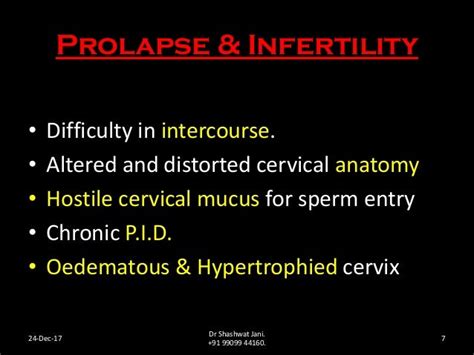 Pregnancy In Uterine Prolapse By Dr Shashwat Jani