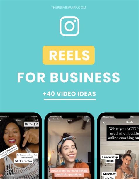 Instagram Reel Ideas For Business 48 Awesome Video Ideas Instagram