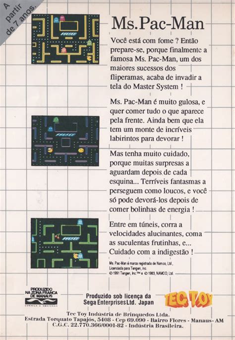 Ms Pac Man Box Shot For Nes Gamefaqs