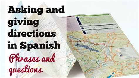 Asking And Giving Directions In Spanish Direcciones En Español Youtube