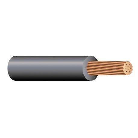 Type XHHW 2 Building Wire 250 Kcmil Stranded Copper Conductor Black