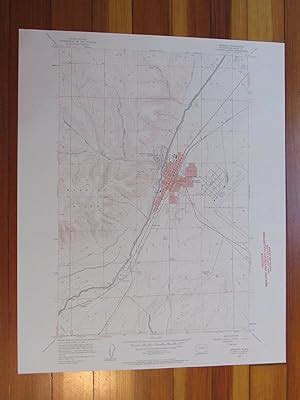 Ephrata Washington 1957 Original Vintage Usgs Topo Map AbeBooks