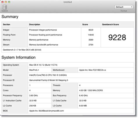 How to Benchmark Your OS X Mac or Hackintosh PC