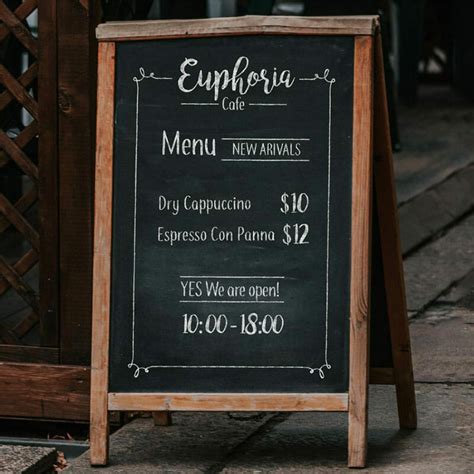 Free Wooden A-Stand Chalkboard Menu Mockup PSD » CSS Author