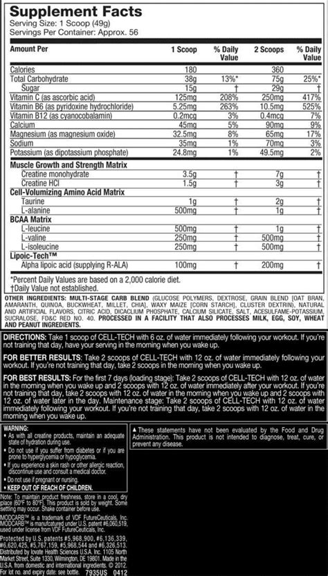 MUSCLETECH CELL TECH HARDCORE PERFORMANCE SERIES 6 LBS Nutrition Depot