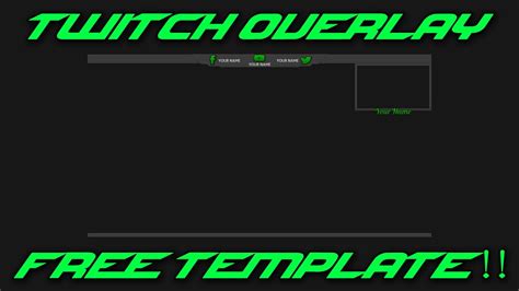 Obs overlay template free youtube - jesmanage