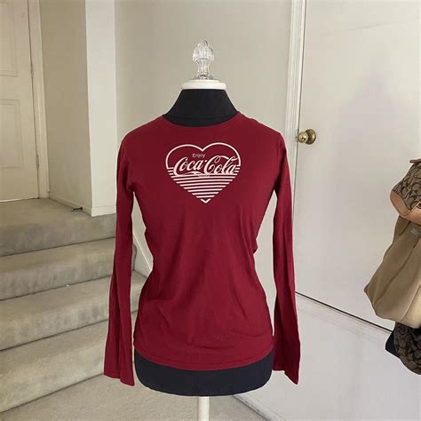 Coca Cola Women S Red Shirt Depop