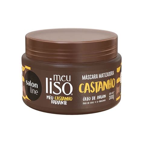 M Scara Matizadora Salon Line Meu Liso Castanho Gr Cigana Beleza