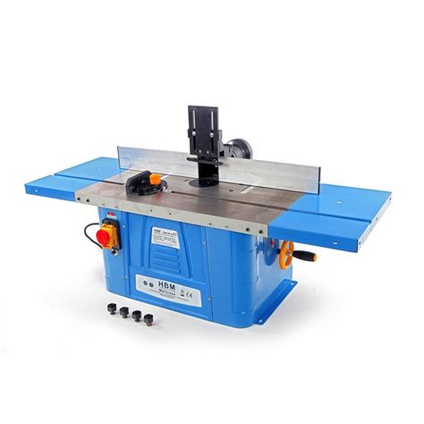 Hbm Wood Milling Machine Adjustable Speed Cast Iron Table