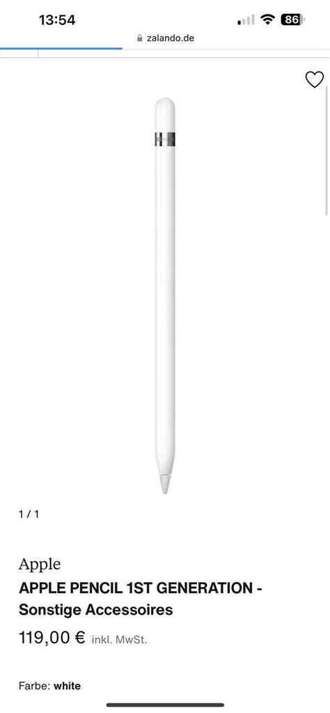 Apple Pencil St Generation F R Ipad Pro Wei Mk C Zm A Online