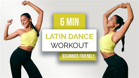 6 Min Latin Dance Workout For Beginners Fun Cardio Session Mood