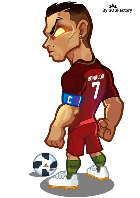 Worldcup Russia 2018 Mascotization Project Ronaldo Ronaldo Football