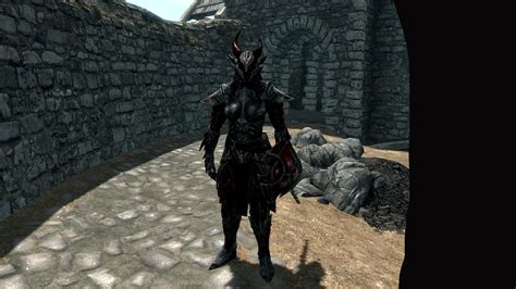 Sweet Female Ebony Armor Improved At Skyrim Nexus Mods And Community