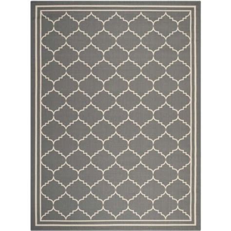 Safavieh Courtyard Grey Indoor Outdoor Rug X Kroger