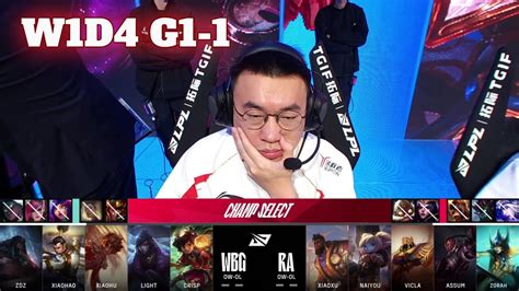 Wbg Vs Ra Game Week Day Lpl Spring Weibo Gaming Vs