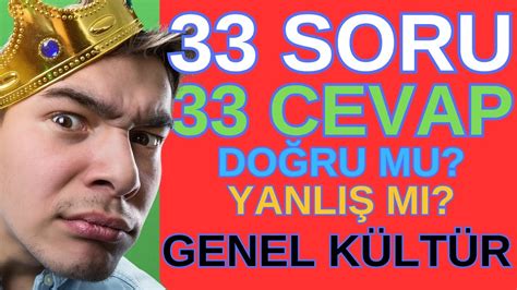 Gen Ve Ocuklara Zel Genel K Lt R Sorular Kimse Bulam Yor Ya Sen