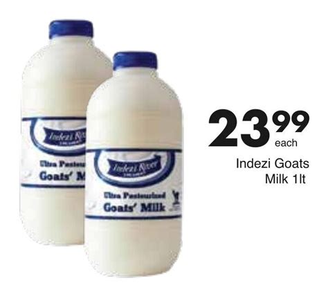 Indezi Goats Milk 1lt Offer At Save