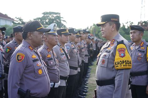 Polda Riau Terjunkan 1 664 Personel BKO Untuk Pengamanan TPS