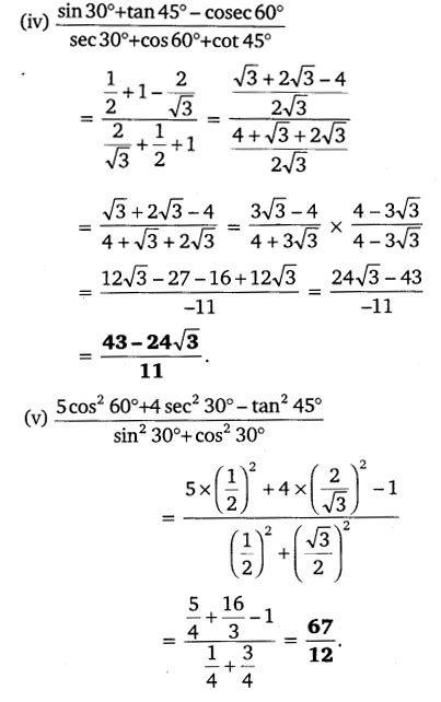 Ncert Solutions For Class Maths Introduction To Trigonometry Chapter