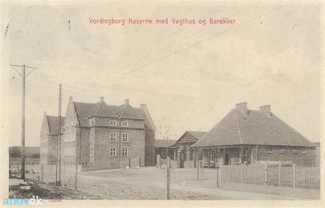 Arkiv Dk Vordingborg Kaserne Helt Nybygget 1913