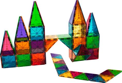 Magna Tiles Clear Colors 100 Piece Set Valtech Magnatiles