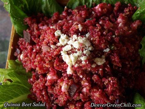 Quinoa Beet Salad - Denver Green Chili