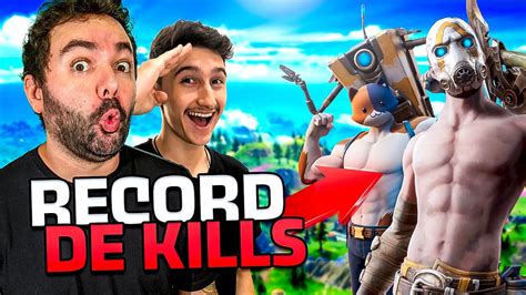 RECORD DE KILLS Fortnite Gameplay Ft Gabriel Spirro YouTube