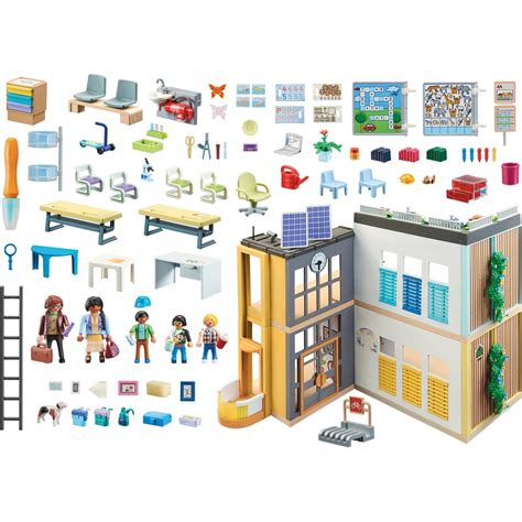 Playmobil City Life Large School 71327 Toys Shop Gr