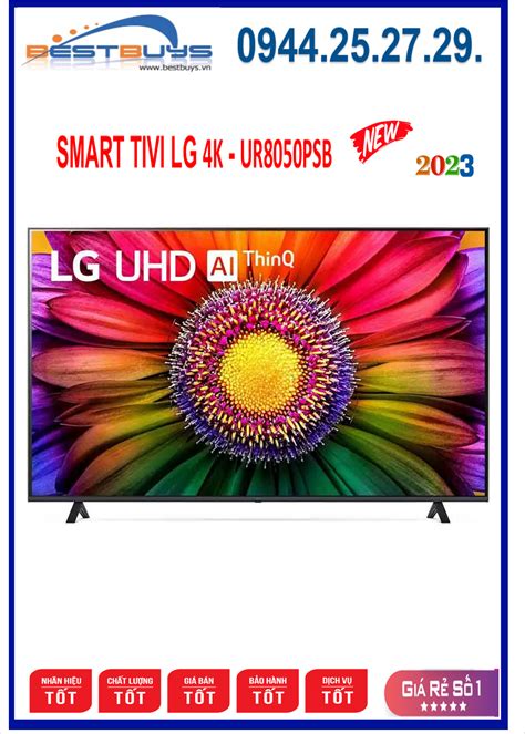 Smart Tivi LG UHD 55UR8050PSB 4K 55 inch Mới 2023