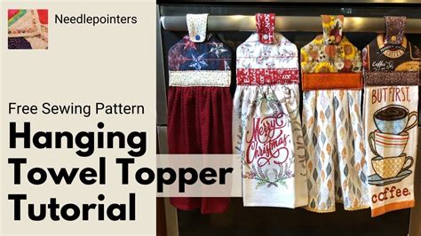 Free Hanging Kitchen Towel Pattern And Tutorial Youtube