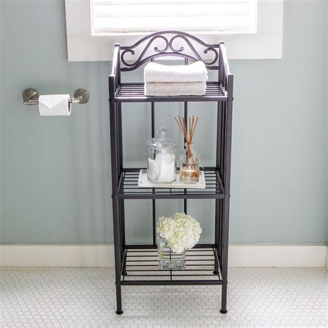 Collins Metal Bathroom Floor Shelf Semis Online