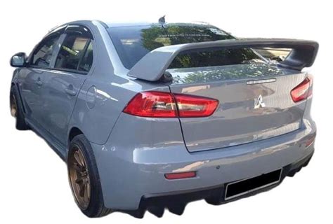 Proton Inspira Mitsubishi Lancer Evo 10 Spoiler 𝐍𝐎 𝐏𝐀𝐈𝐍𝐓 FRP