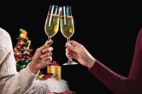 Premium Photo Cropped Hands Of People Toasting Wine Glass