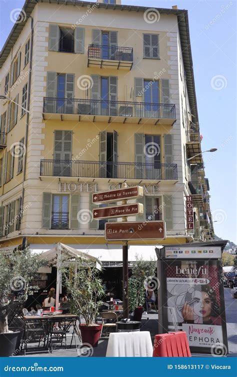 Nice Th September Historic Building On Downtown Of Nice France