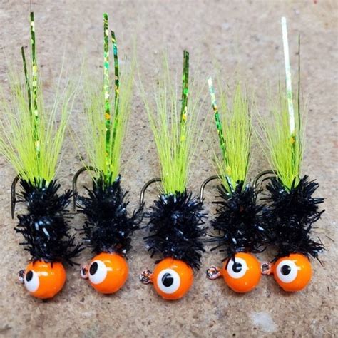 Hand Tied Crappie Jigs Etsy