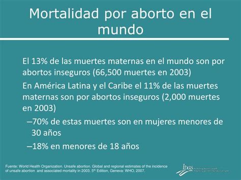 Ppt Morbi Mortalidad Materna Y Por Aborto En México Un Análisis De