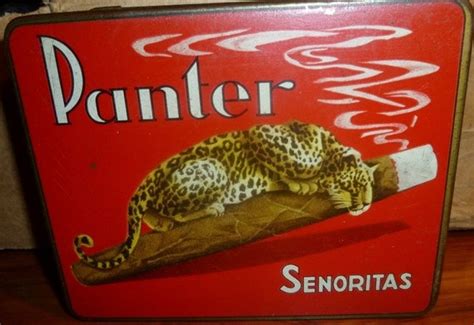 Panter Senoritas Vintage Dutch Cigar Tin 1960s