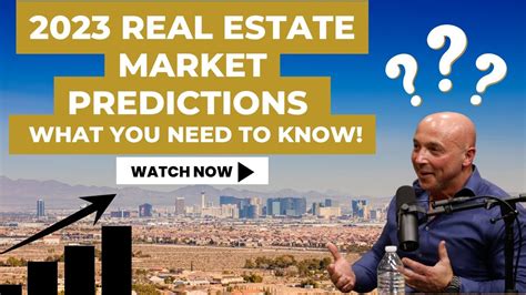 Real Estate Market Predictions What You Need To Know Youtube