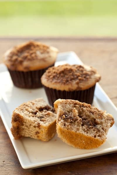 Sour Cream Cinnamon Streusel Muffins With Pecan Filling Recipe