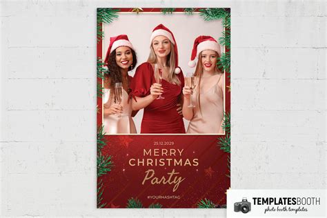 Christmas Party Photo Booth Template Templatesbooth