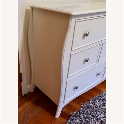 White Wood Dresser - AptDeco