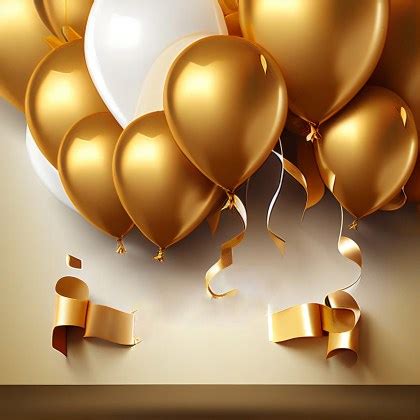 Free Gold Birthday Background