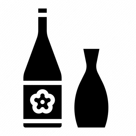 Alcohol Beverage Bottle Japanese Sake Icon Download On Iconfinder